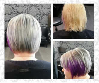Before and After Images of Hairstyles from Vision Hair & Beauty